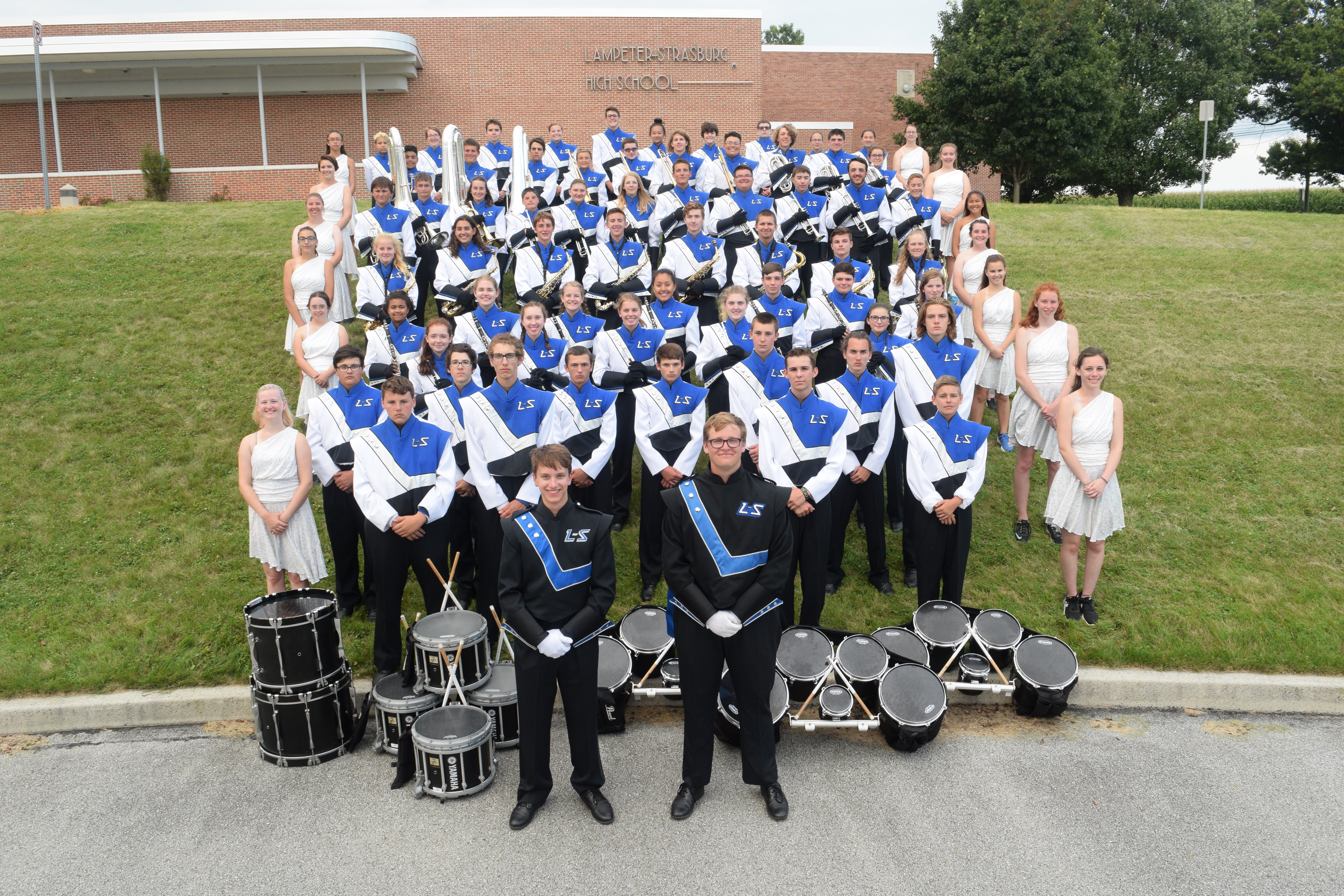 Smiling Band 1 2017 08 11_0077 Lampeter-Strasburg Pioneer Marching Band